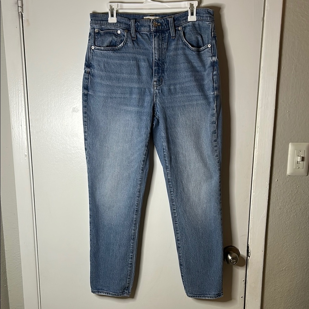 Madewell Straight Leg Jeans - Medium Blue